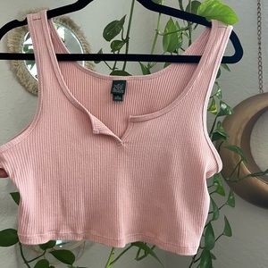 LIGHT PINK EXTRA CROPPED TOP